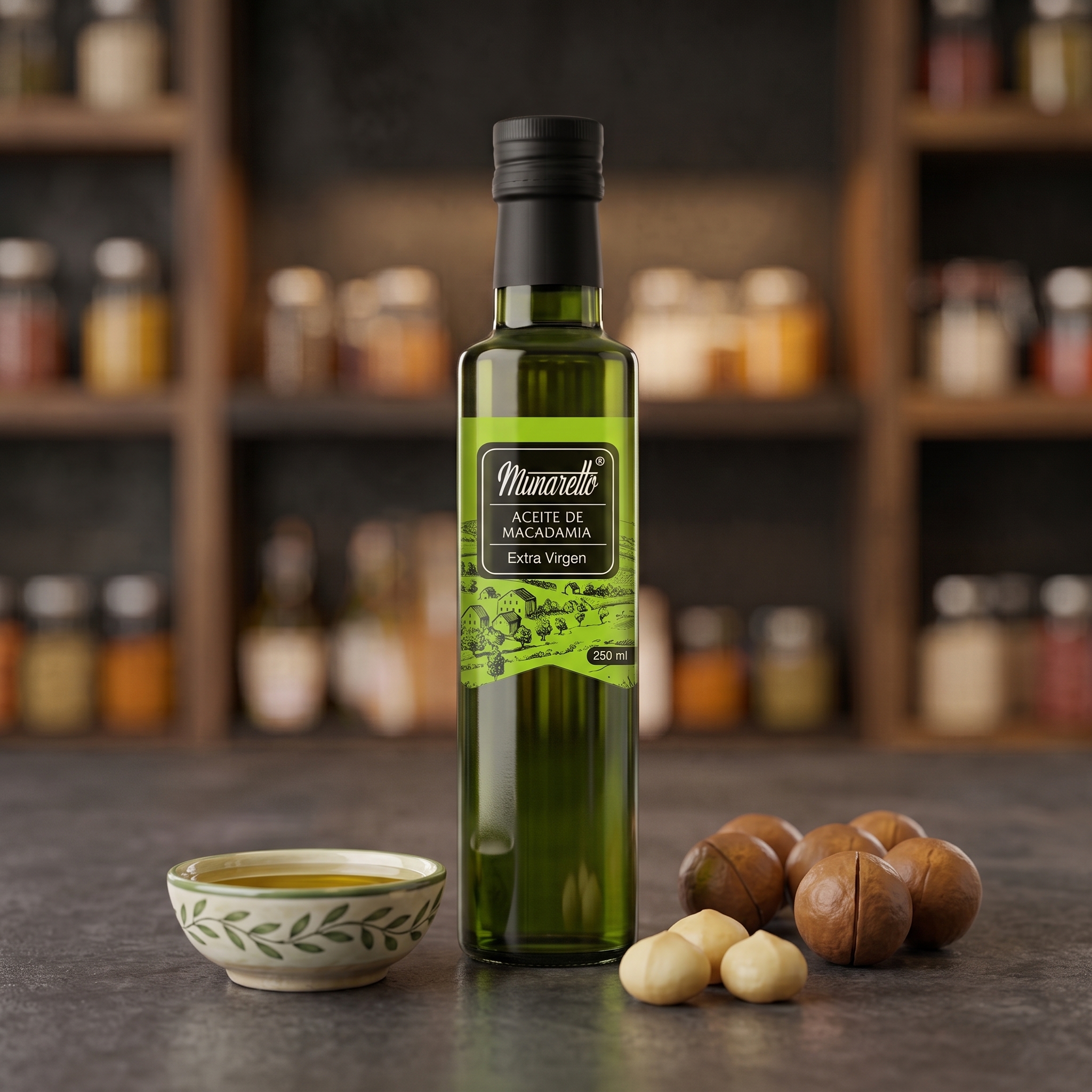 Aceite de Macadamia Premium Extra Virgen