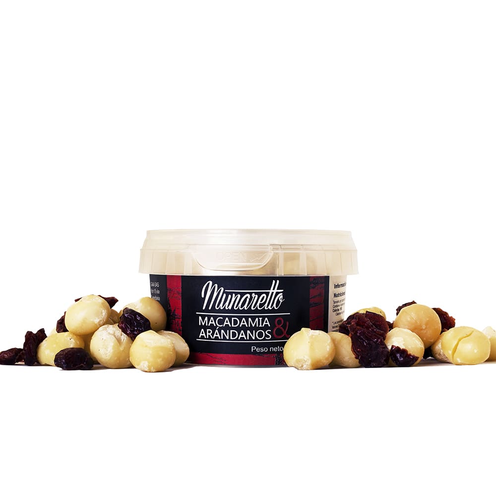 Macadamia y arándanos 120g